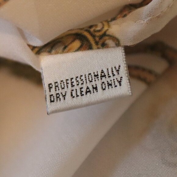 St John Sport Sheer Med Button Down Mob Wife Retro Glam Rock Equestrian - Picture 3 of 12